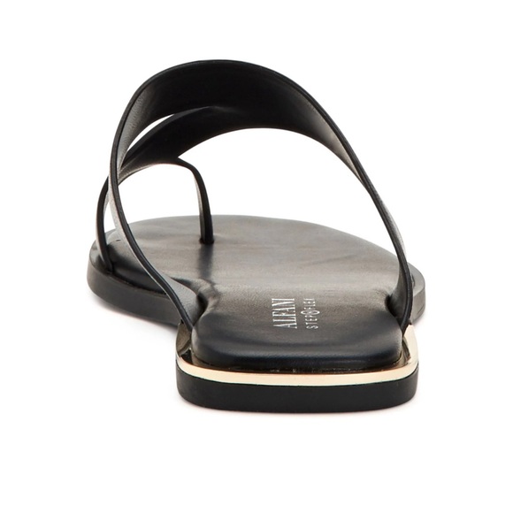 🖤🖤 ALFANI Womens Toe-Loop Asymmetrical Comfort Square Toe Slip On Sandals 6M - Picture 2 of 6